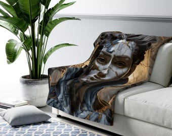 Handcrafted Sherpa Fleece Blanket - Ultra Soft and Cozy Throw - Luxury Home Decor - Perfect Gift for All Seasons - Warm and Stylish Blanket