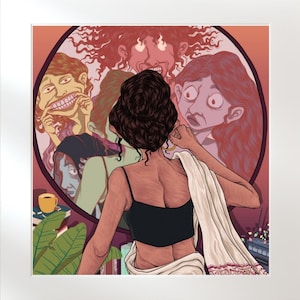 Transgender Wandkunst, Geschlechtsidentität Druck, LGBTQ Selbstliebe Kunstwerk, Queer Digital Painting, Body Positivity Poster, Pride Decor