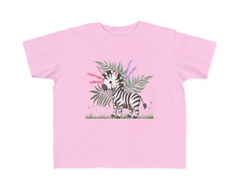 Zany Camiseta infantil con rayas de cebra Aventura