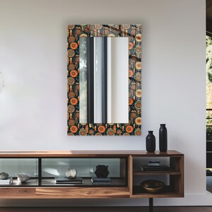 Mirror Wall Decor for Bedroom, Glass Decor for Entryway, Bathroom Mirror Decor, Tempered Glass Decor for Wall, Butterfly Art Decor