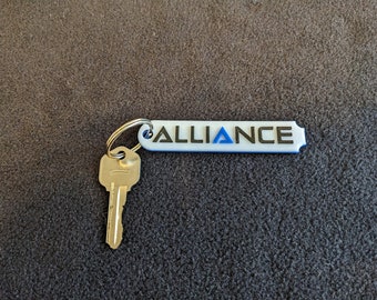 Alliance RV logo key tag