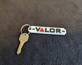Alliance RV Valor logo key tag