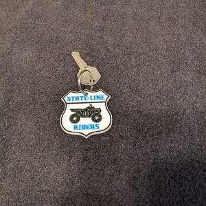State Line Riders ATV club keytag