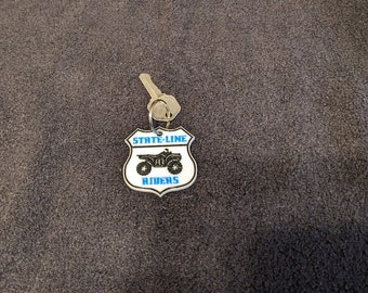 State Line Riders ATV club keytag