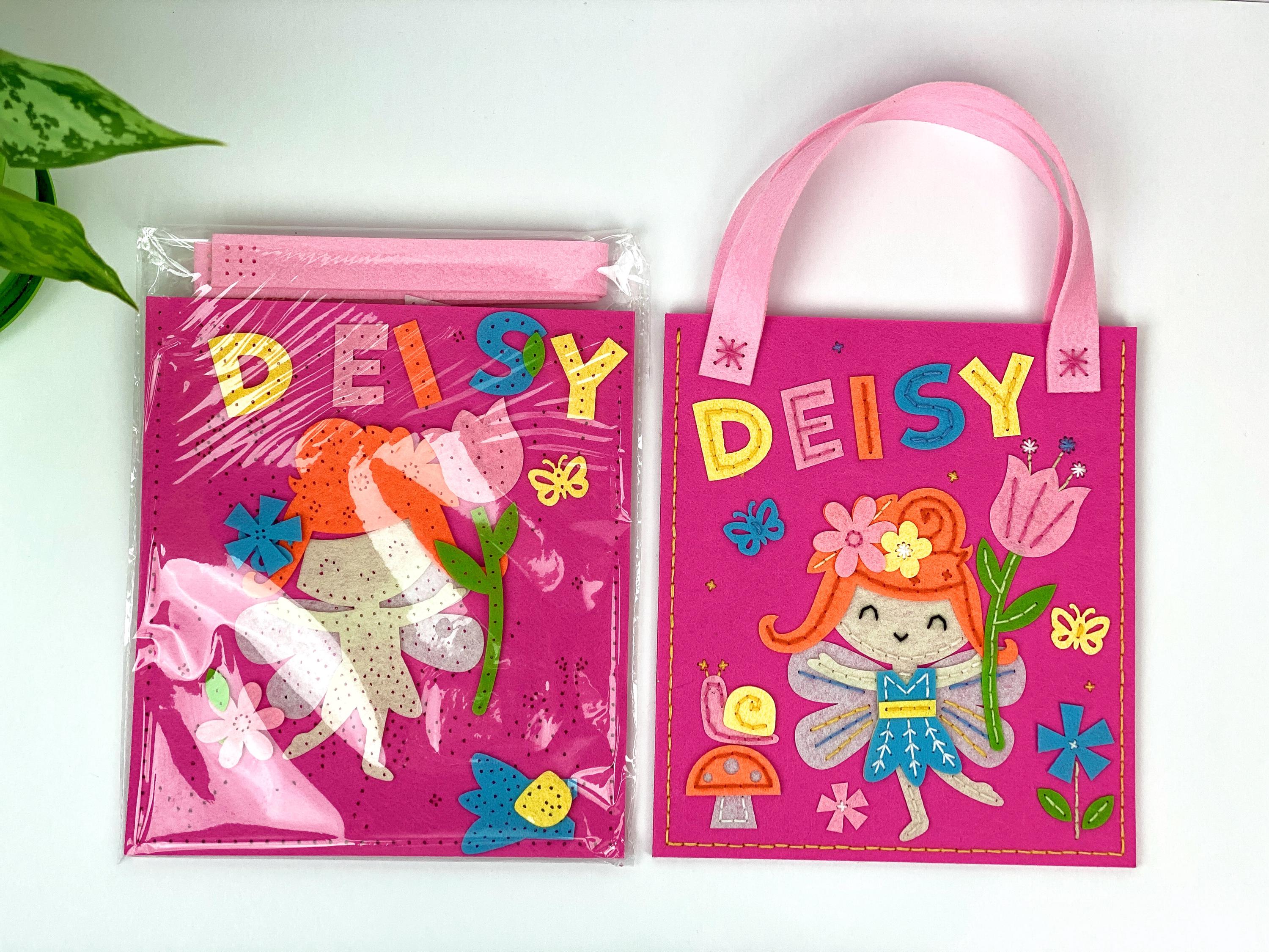 6 Stück Kinder Filz Bastelsets – Nähsets Zum Selbermachen, DIY Handwerk Für Mädchen, Kreative Geschenkidee