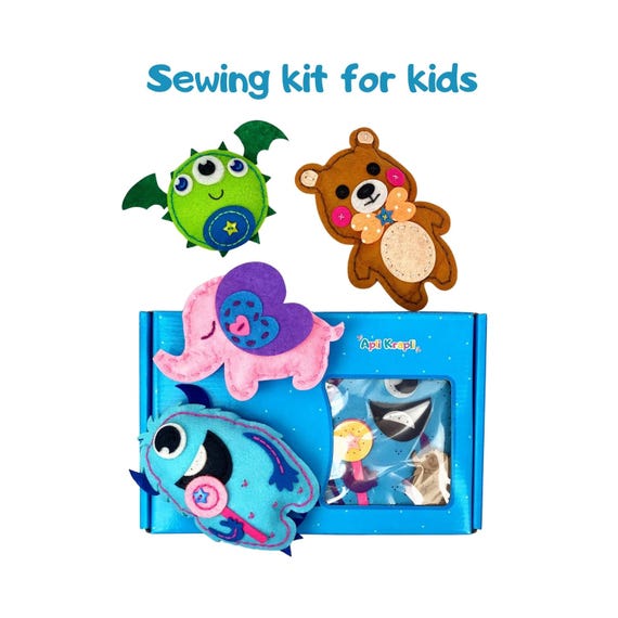 Kit DIY De Couture En Feutre Animaux – Chien, Idéal Pour Débutants – Activité Manuelle éducative Enfants