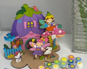 Malen Sie Ihr eigenes Kit, Malset für Kinder, Malset für Kinder, Geschenk für ein 6-jähriges Mädchen, Geschenk für eine Nichte, Sommerbastelei