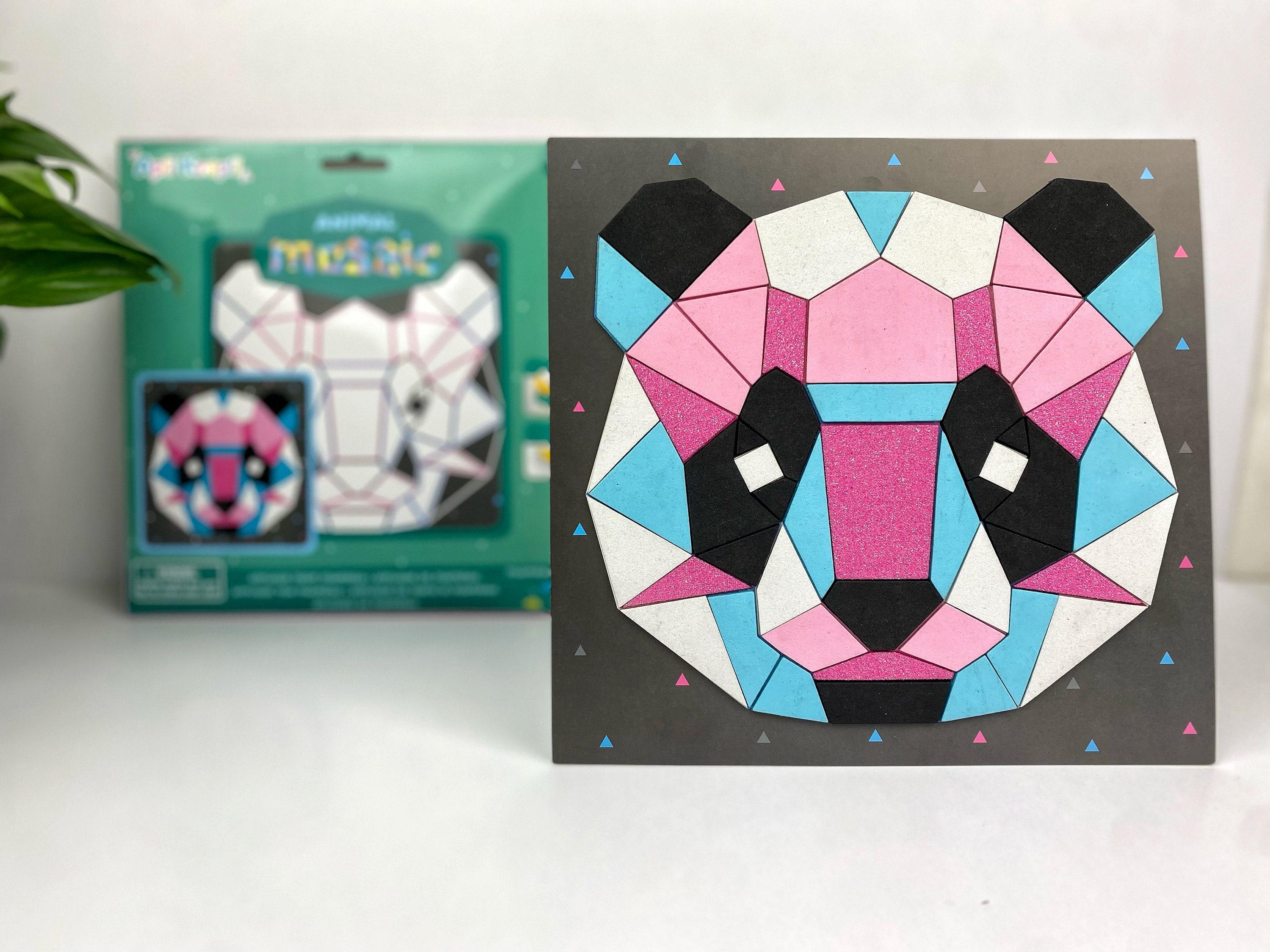 Panda Tangram Puzzle, Sticker Mosaic Puzzle Kit for Kids, Fine