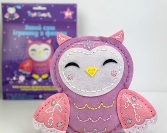 Sewing Kit Stuffed Toy, Easy Crafts for Kids, Creative Gifts for Girls, Learn to Sew, Easy Sewing Project for Kids, Christmas Gift for Kids