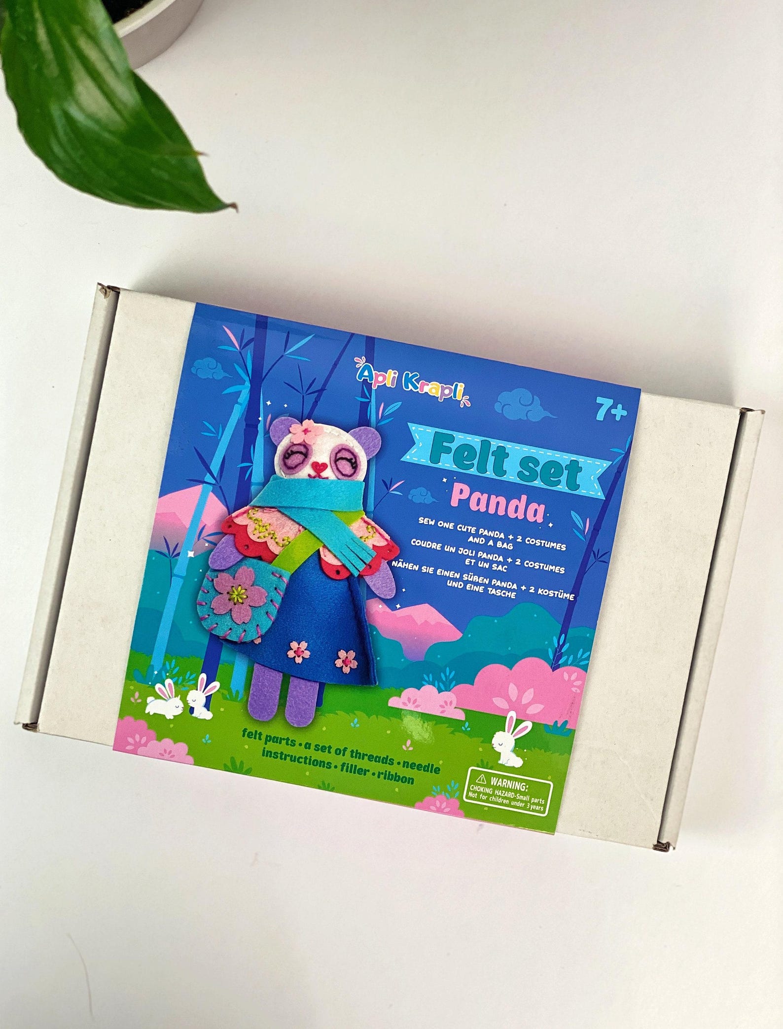 DIY Panda, Sewing Kit With Pre-cut and Pre-punched Pieces for Kids, Fun ...