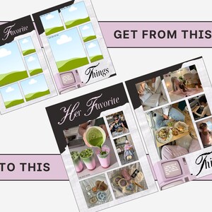 Canva Birthday Template for creating a personalized birthday magazine with photos, quotes, and memories, ideal for best friend birthday or 21st gift.