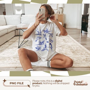 Pack Retro Nature Animal Tshirt Png Pack Vintage Inspired Tattoo Bird T-shirt Bundle