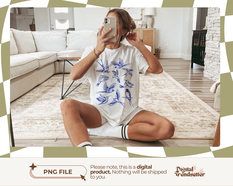 Pack Retro Nature Animal Tshirt Png Pack Vintage Inspired Tattoo Bird T-shirt Bundle