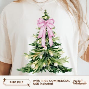 Coquette Christmas Tree Png Pink Christmas Tree Sublimation Trendy Pink Christmas Holiday Png Girly Christmas Png Cute Pink Bow Xmas Png