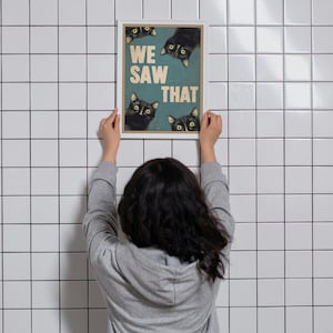 Funny Bathroom Wall Art - Black Cat Toilet Poster - Vintage Bathroom Decor - Quirky Restroom Printable - Cat Lover Bathroom Print