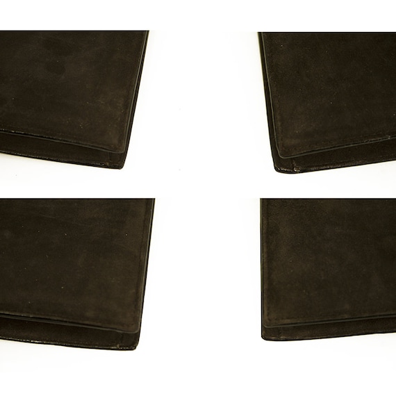GUCCI vintage brown suede leather small handbag w… - image 5