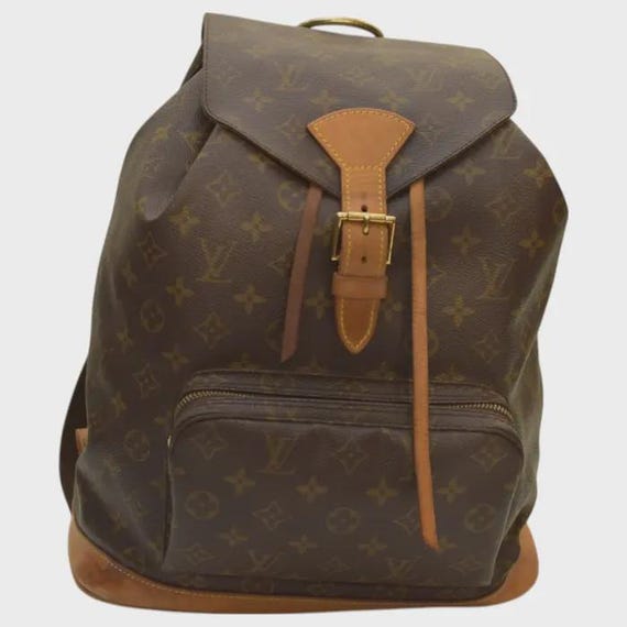 Louis Vuitton Monogram Montsouris Backpack in Brown Monogram  display picture 3