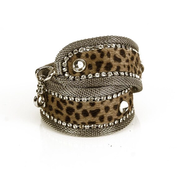 Nanni Leopard and Gold Metal Belt Sz 34 Nanni Milano Woman main image 2