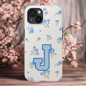 Personalized Preppy Phone Case Grandmillenial iPhone 15 Case Coquette iPhone 13 Case iPhone Cases Bow Phone Case Floral iPhone Case