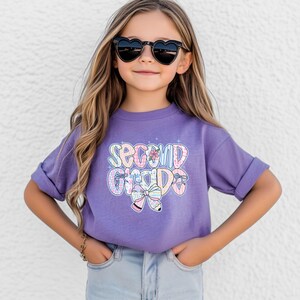 Coquette Back to School Shirt, Second Grade Shirt for First Day of School, Back to School Shirt for Kids, 1st Day of School Shirt