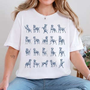 Dancing Great Dane Dog Graphic Comfort Colors® Shirt, Cute Dog Mom Tshirt, Retro Dog Tee, Gift for Dog Lover Person, Dog Owner Mama