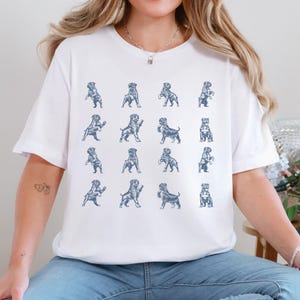 Dancing Cane Corso Dog Graphic Comfort Colors® Shirt, Cute Dog Mom Tshirt, Retro Dog Tee, Gift for Dog Lover Person, Dog Owner Mama