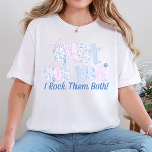Aunt and Dog Mom Floral Coquette Shirt, Preppy Dog Lover Aunt, Dog Mom and Auntie Shirt, Dog Lover Auntie T-Shirt, Birthday Gift for Aunt