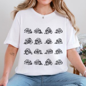 Sleeping Great Dane Dog Graphic Comfort Colors® Shirt, Cute Dog Mom Shirt, Retro Dog Tee, Gift for Dog Lover Person, Dog Owner Mama