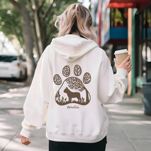 Personalized French Bulldog Sweatshirt, Custom Dog Name Shirt, Custom Dog Face Hoodie, Gift for French Bulldog Owner, Frenchie Birthday Gift