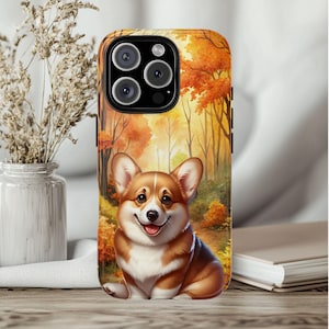 Corgi Dog Phone Case, Dog Lover Gift, Dog Memorial Case Phone Case for iPhone 16 15 14 13 Pro Max Samsung Galaxy, Google Pixel