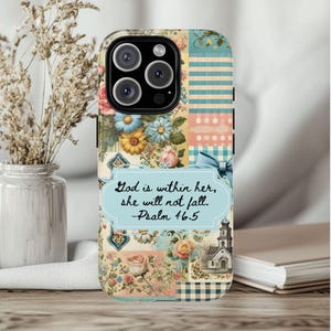 Bible Verse Design Cover for iPhone 16 15 14 13 12 11 PRO Max Plus, Samsung Galaxy S24, S23, S22, S21, Ultra FE Plus Note 10 Cover