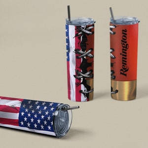 Bullet American Flag Tumbler