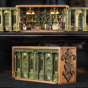 Budge’s Bewitching Brews – Since 1503 - Harry P. Inspired Diorama DollHouse