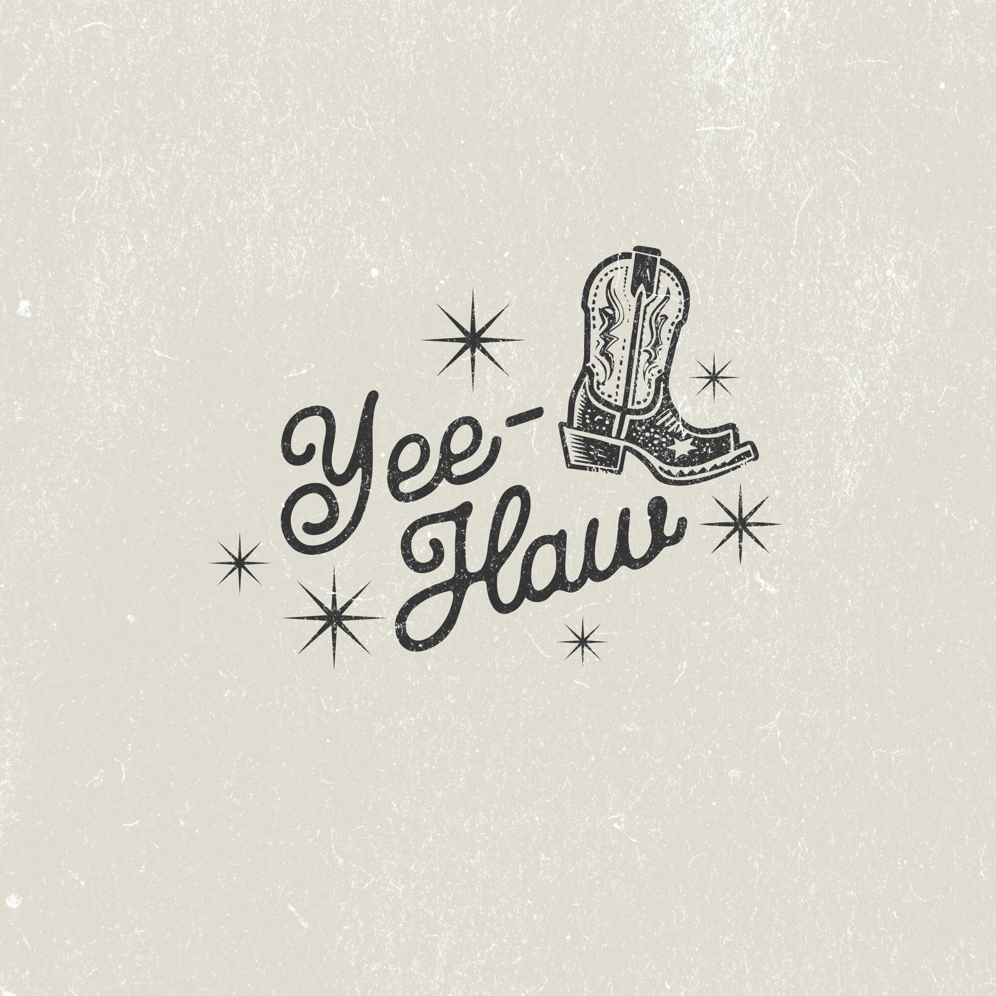 Yee Haw PNG File, Country Retro Cowboy Transparent T-Shirt Design, Cowgirl Boot PNG, Cowboy Boot PNG Instant Digital Download Image