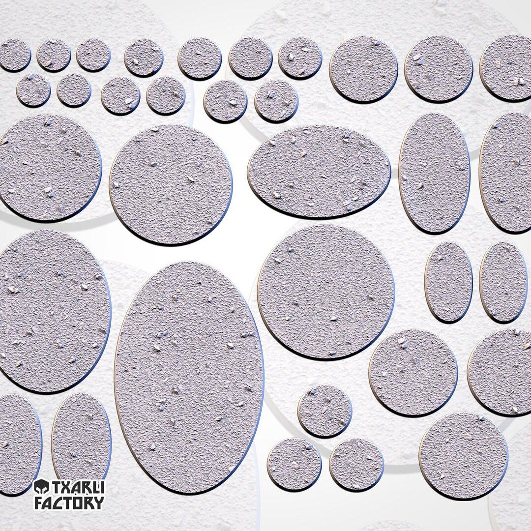 Basic Medium Base Toppers – 3D Printed (28mm/32mm) Wargaming Compatible ...