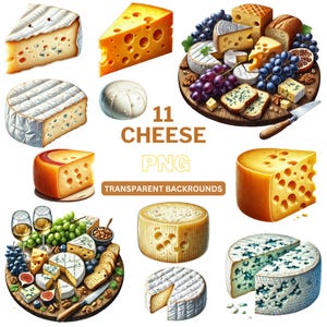 Tabla de quesos rústica, imágenes prediseñadas de queso y vino en acuarela, paquete de imágenes prediseñadas de comida, uso comercial, descarga digital, arte imprimible