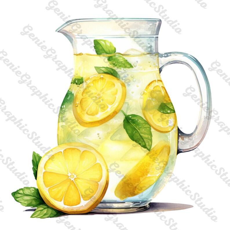 Lemonade PNG Bundle - Lemon Clipart, Summer Png, Spring Png, Fruit PNG ...
