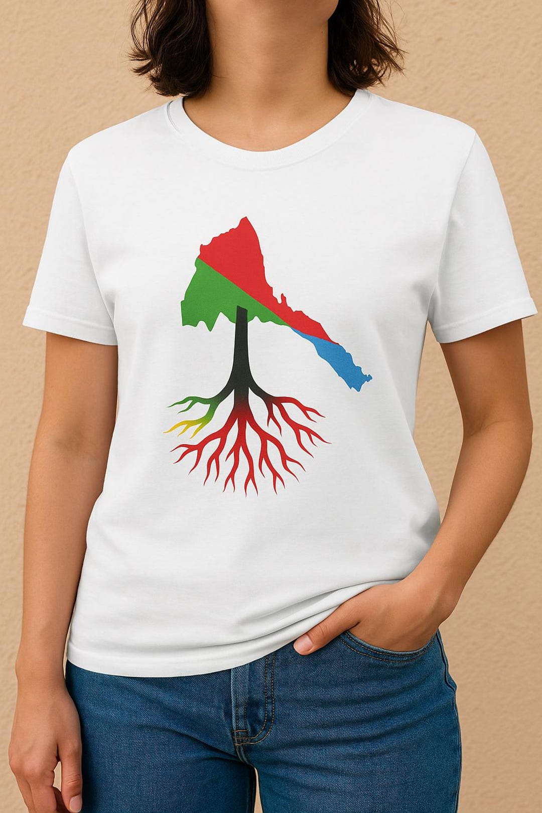 Eritrea Independence Day Long Sleeve Shirt Eritrean Olive Branches 35th Anniversary LT14