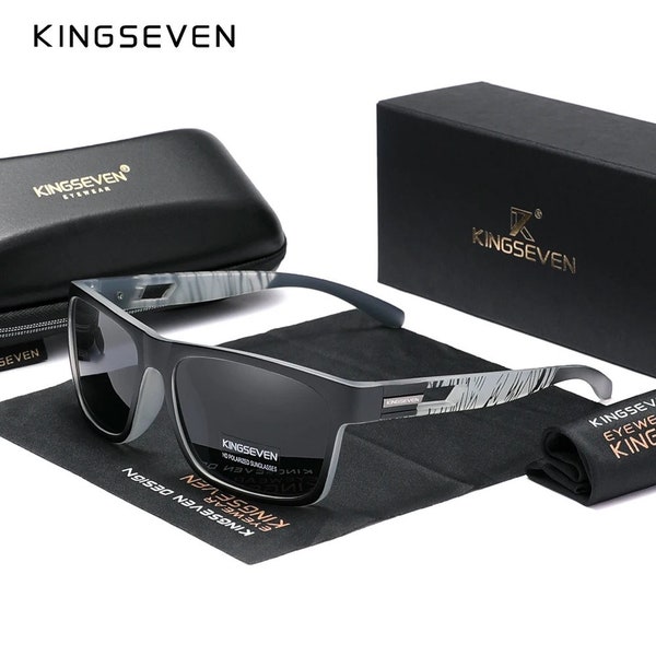 KINGSEVEN – lunettes de soleil polarisées pour hommes et femmes, nouvelle marque de Design, lentille UV, à la mode, 2024