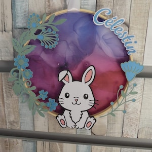 Cadre bébé Lapin / Décoration image 1