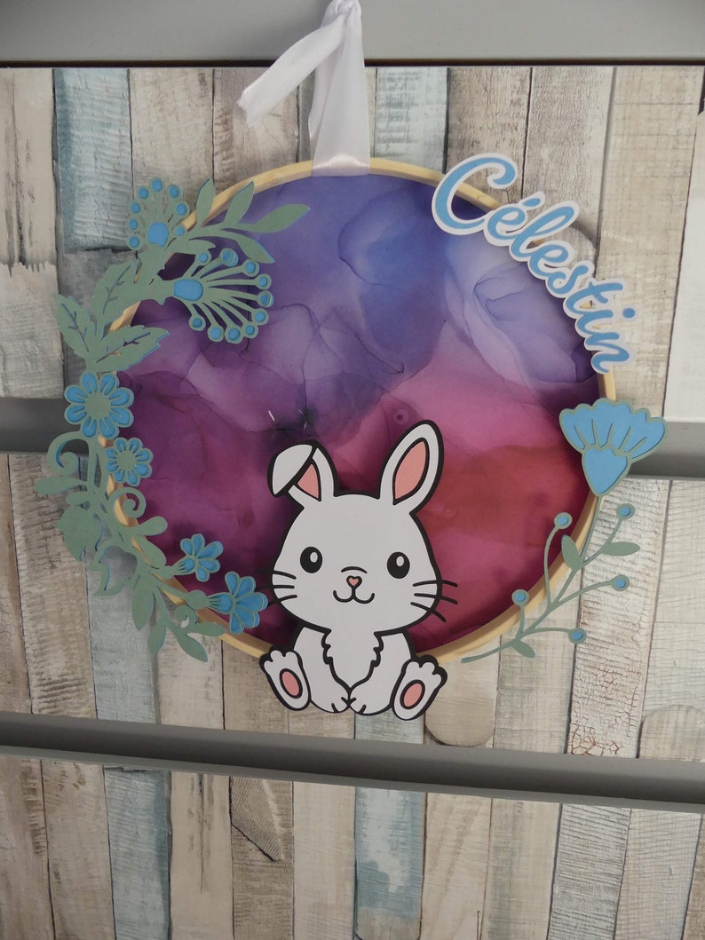 Cadre bébé Lapin / Décoration image 1