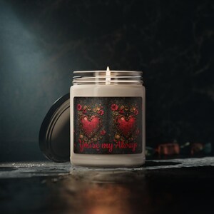 Romantic Scented Soy Candle, Valentine&#39;s Gift, Home Fragrance, Self-Care, You&#39;re My Always