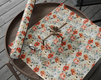Emballage cadeau floral Elegant Blooms pour occasions romantiques