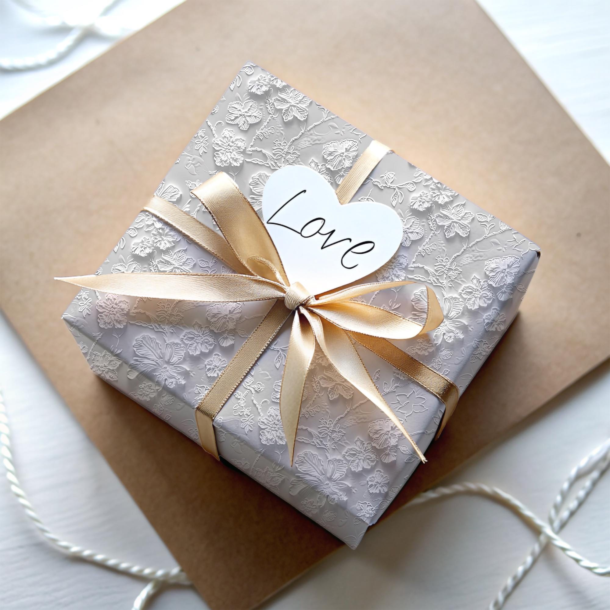 Papel De Regalo De Boda Personalizado Con Nombre Y