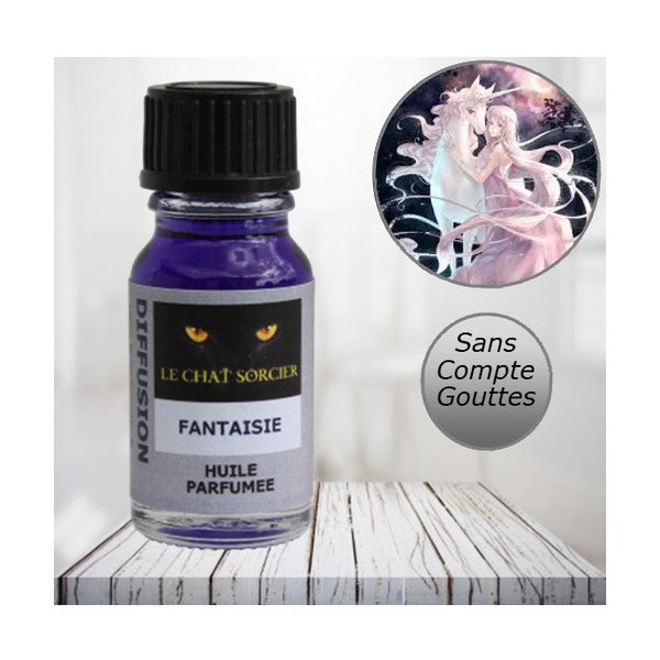 Huile Parfumée - Fantaisie - 10ml - Diffusion - Parfum d'Ambiance - Parfum pour Bougies - sans compte-gouttes