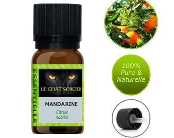 Huile Essentielle - Mandarine (Citrus nobilis) - 10ml - Pure et naturelle - Aromathérapie