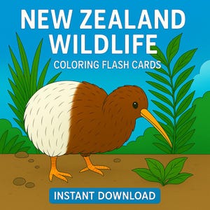 New Zealand Wildlife Coloring Book