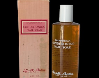 Vintage Elizabeth Arden Conditioning Nail Soak Salon Formula 6 fl oz Open Box