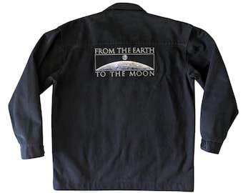 HBO From the Earth to the Moon Black Canvas Chore Coat Wrap Gift Visual Effects