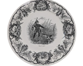 Villeroy & Boch La Chasse Au Marais Dinner Plate Discontinued Toile Hunting